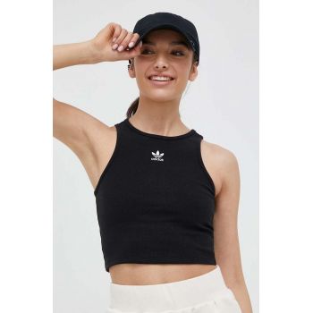 adidas Originals top femei, culoarea negru IJ8251