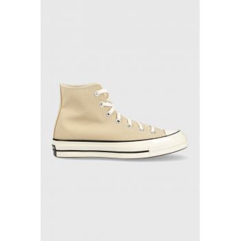 Converse tenisi Chuck 70 femei, culoarea bej, A03446C