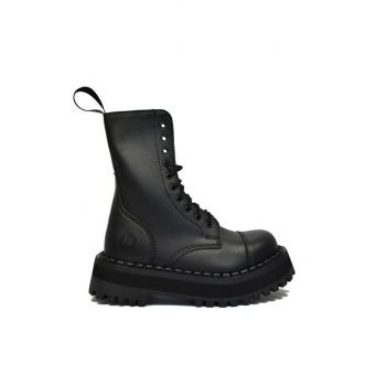 Altercore Pantofi 353 Vegan femei, culoarea negru, cu platformă