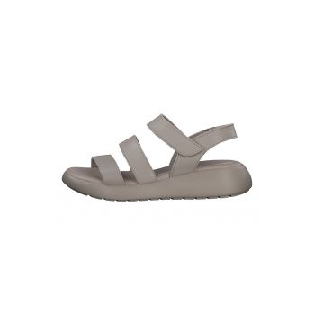 Sandale de piele cu barete multiple