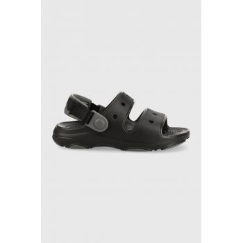 Crocs slapi copii culoarea negru de firma originali