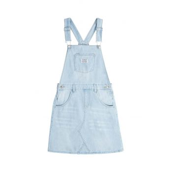 Levi's rochie din denim pentru copii mini, drept