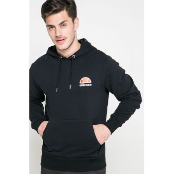 Ellesse bluză barbati, culoarea negru, cu glugă, cu imprimeu shs02216-athlGREY