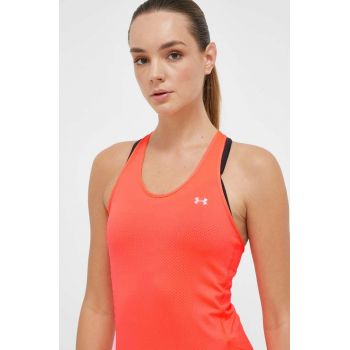 Under Armour top de antrenament culoarea roz