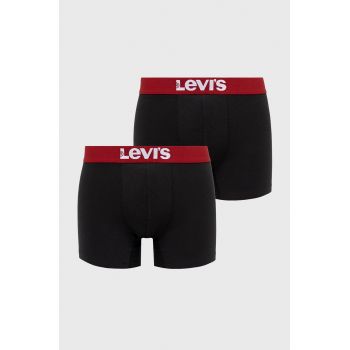 Levi's boxeri bărbați, culoarea negru 37149.0272-black