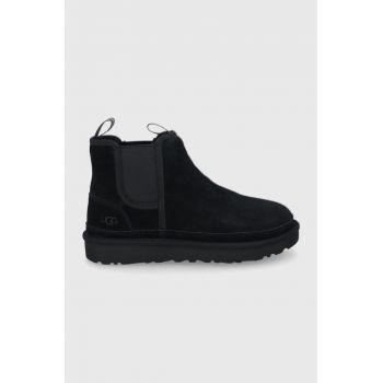 UGG cizme bărbați, culoarea negru 1121644.BLK-BLK