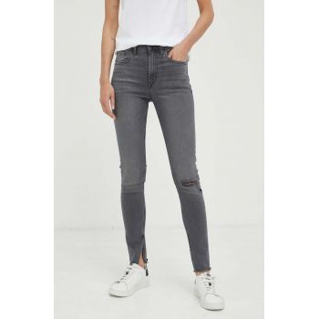 Levi's jeansi 721 femei, culoarea gri