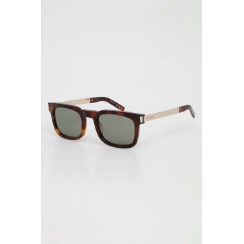 Saint Laurent ochelari de soare culoarea maro de firma originali