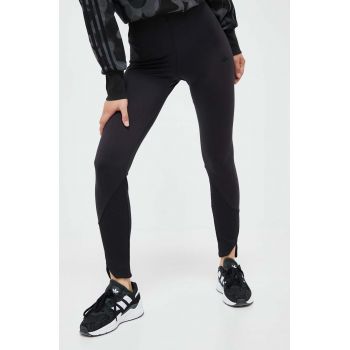 adidas colanți Z.N.E femei, culoarea negru, uni HZ2858