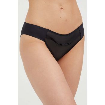 Chantelle chiloti culoarea negru, transparent