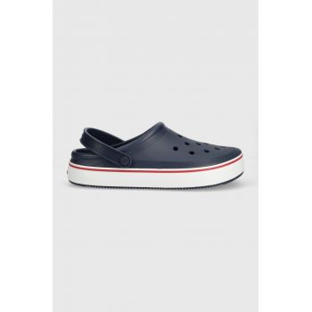 Crocs papuci Crocband Clean Clog bărbați, culoarea bleumarin 208371