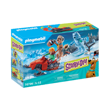 Jucarie Playmobil Scooby-Doo!, Aventuri cu fantoma zapezii 70706