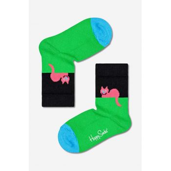 Happy Socks sosete copii Cat Skarpetki dziecięce Happy Socks Cat KCAT01-7303