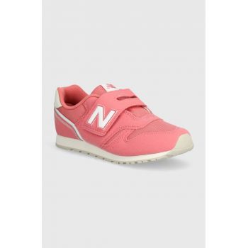 New Balance sneakers pentru copii culoarea roz ieftini