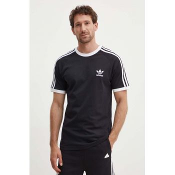 adidas Originals tricou din bumbac culoarea negru, cu model IA4845