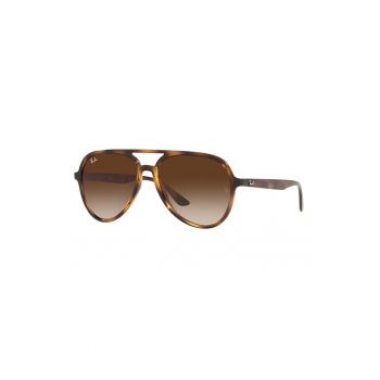 Ochelari de soare aviator unisex cu lentile in degrade