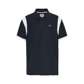 Tricou polo din pique