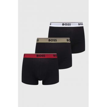 BOSS boxeri 3-pack barbati, culoarea negru