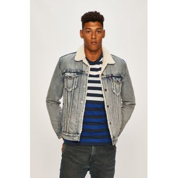 Levi's geacă din denim 16365.0070-MedIndigo