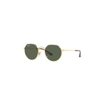 Ray-Ban ochelari de soare copii Junior Jack culoarea verde, 0RJ9565S de firma original