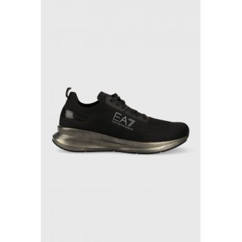 EA7 Emporio Armani sneakers culoarea negru, X8X149 XK349 E593