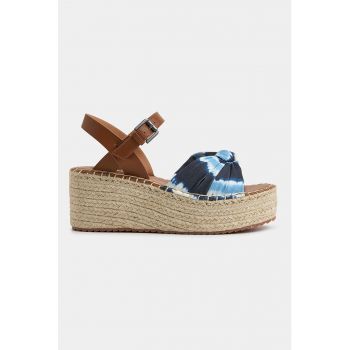 Sandale-espadrile wedge