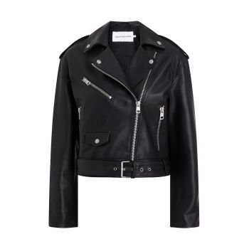 Jacheta biker uni de piele