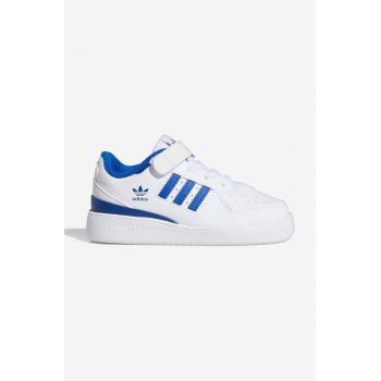 adidas Originals sneakers pentru copii FY7986 Forum Low culoarea alb