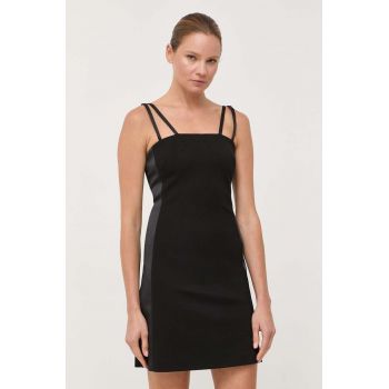 Karl Lagerfeld rochie culoarea negru, mini, mulata