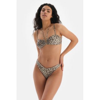 Sutien de baie cu model animal print