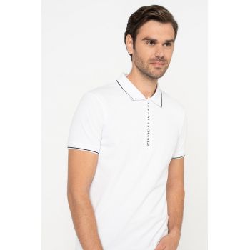 Tricou polo slim fit