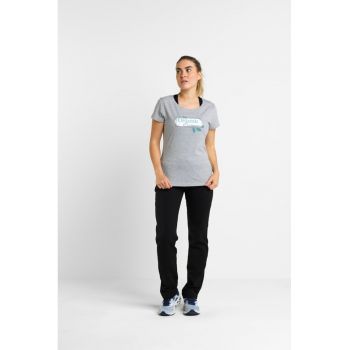 Pantaloni sport de bumbac cu imprimeu logo discret