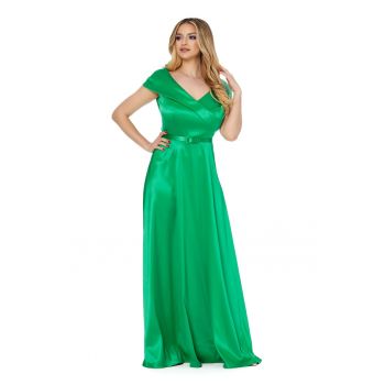 Rochie de satin cu o curea subtire Marquise