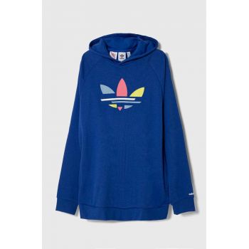 adidas bluza copii H14154 cu glugă, cu imprimeu