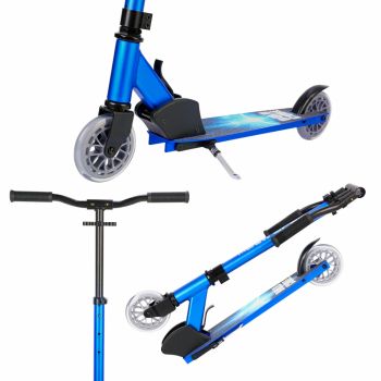 Trotineta fete cu 2 roti pliabila Scooter Deluxe Blue