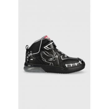 Geox sneakers pentru copii x Marvel culoarea negru