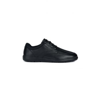 Geox pantofi de piele U LEITAN A barbati, culoarea negru, U363QA 00085 C9999