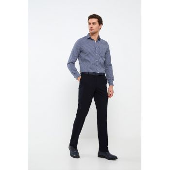 Pantaloni eleganti cu buzunare oblice