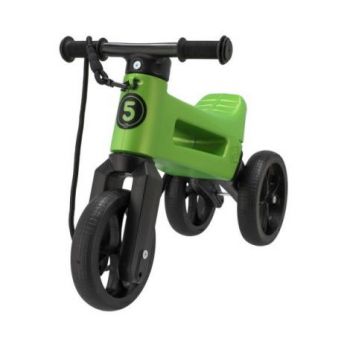 Bicicleta copii 2-5 ani, fara pedale, Funny Wheels Rider Supersport In Metallic Green, FUNNY WHEELS RIDER 41001096