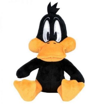 Jucarie din plus Daffy Duck sitting, Looney Tunes, 16 cm