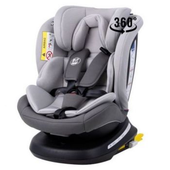 Scaun Auto Tweety Plus DELUXE BUF BOOF DuoGrey cu Isofix rotativ 360 grade 0 36 kg