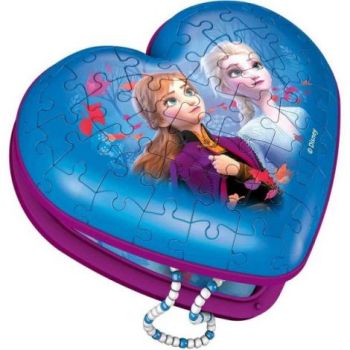 Puzzle 3D Cutie Inima Frozen, 54 Piese