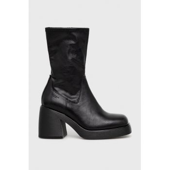 Vagabond Shoemakers botine Brooke femei, culoarea negru, cu toc drept