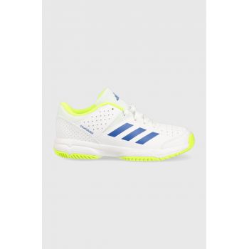 adidas Performance sneakers pentru copii COURT STABIL JR culoarea alb