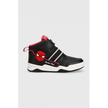 Geox sneakers pentru copii x Marvel culoarea negru