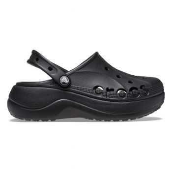 Saboți Crocs Baya Platform Clog Negru - Black