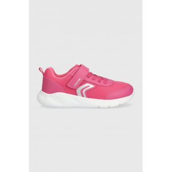 Geox sneakers pentru copii culoarea roz