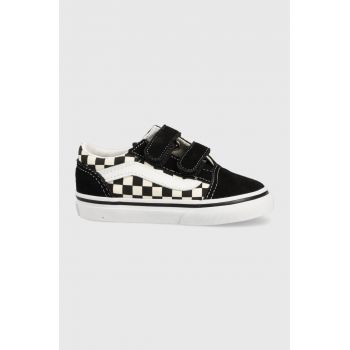 Vans tenisi copii TD Old Skool V culoarea negru