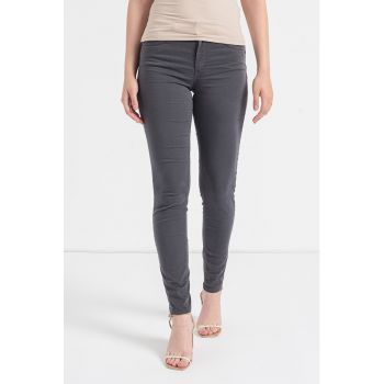 Blugi skinny cu talie medie