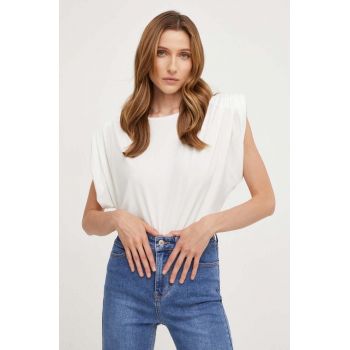 Answear Lab tricou culoarea alb